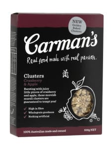 carman's cranberry & apple muesli clusters Carman's Cranberry & Apple Muesli Clusters Product Review