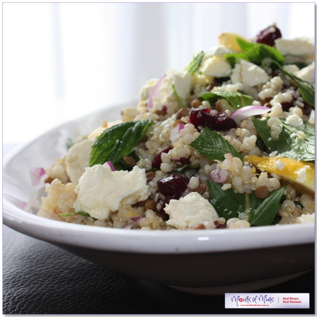 Quinoa & Pearl Cous Cous Mediterranean Salad
