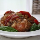 Slow Cooker Inspiration: Cheap & Cheerful Chicken & Chickpeas Chicken & Chick Peas - Slow Cooker
