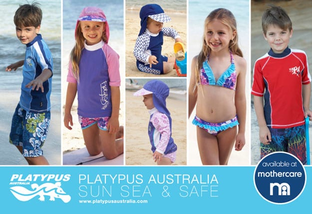 Win 1 of 11 Platypus Australia Rash Shirts and swimwers sets