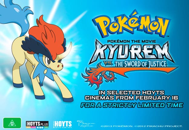 Win 1 of 5 Pokémon the Movie: Kyurem vs. The Sword of Justice packs