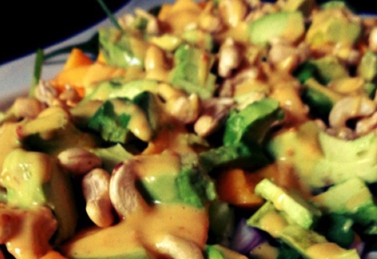 Summer salad with flax oil dressing Real Recipes from Mums