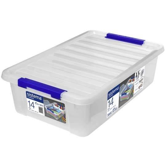 Sistema Storage Container With Lid 14l Ratings Mouths of Mums