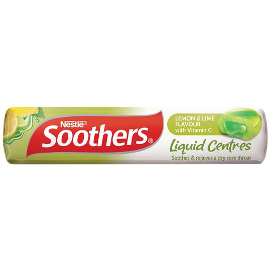 Soothers Throat Lozenges Liquid Centre Lemon Lime Ratings Mouths of Mums