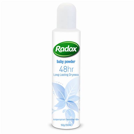 Radox Women Antiperspirant Deodorant Spray Baby Powder Ratings Mouths