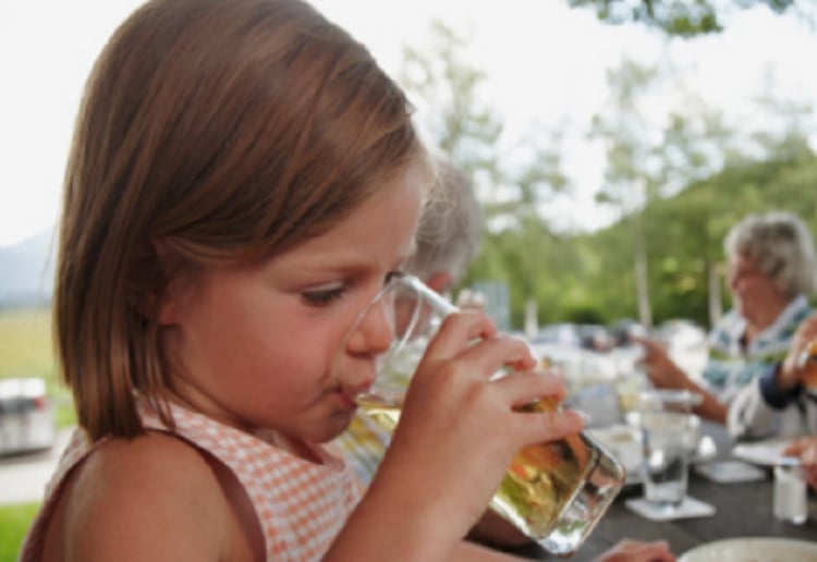 vomiting blood after drinking