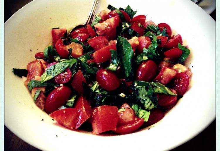 Tomato & basil salad Real Recipes from Mums