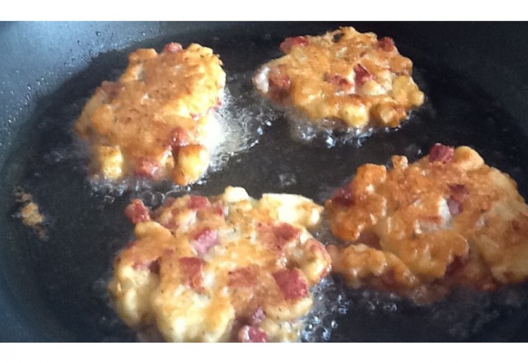 Corn beef fritters Real Recipes from Mums